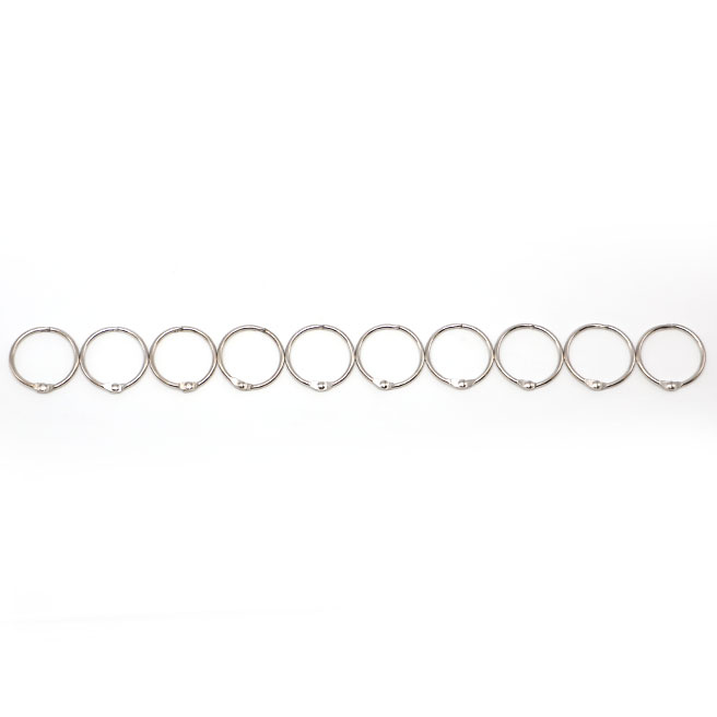 Set de inele de arhivare, din metal 25mm, 10 buc