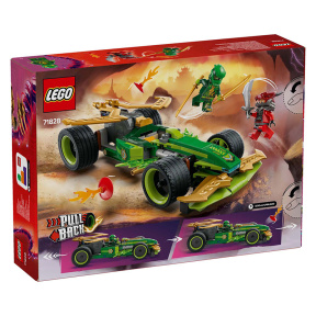 Constructor LEGO Ninjago Mașina de curse Lloyds pull-back