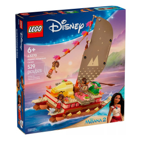 Constructor LEGO Disney Canoea de aventură a Moanei