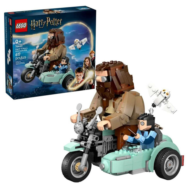 Конструктор LEGO Harry Potter Поездка Хагрида и Гарри на мотоцикле