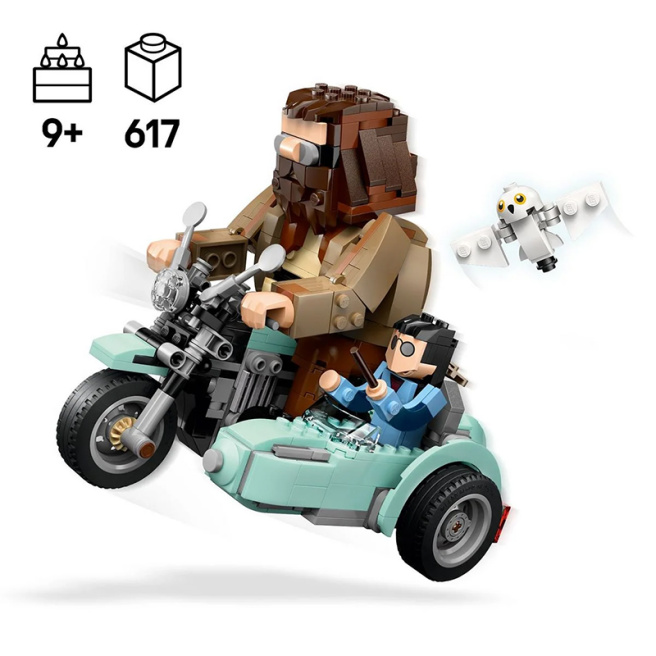 Конструктор LEGO Harry Potter Поездка Хагрида и Гарри на мотоцикле