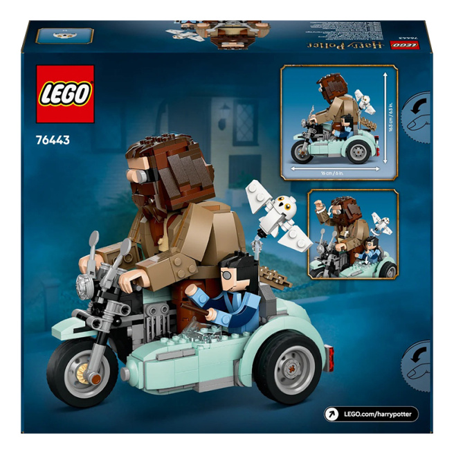 Конструктор LEGO Harry Potter Поездка Хагрида и Гарри на мотоцикле