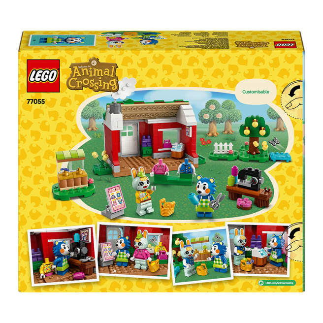 Constructor LEGO Animal Crossing Magazin de îmbrăcăminte Able Sisters