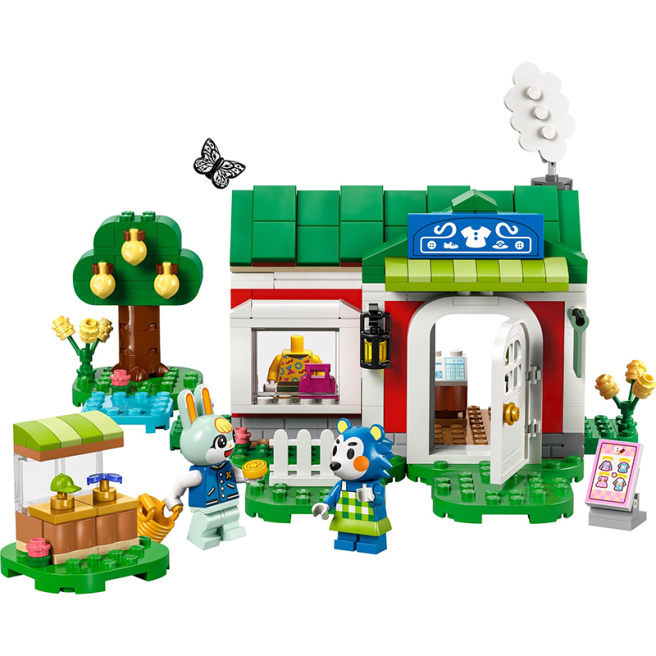 Constructor LEGO Animal Crossing Magazin de îmbrăcăminte Able Sisters