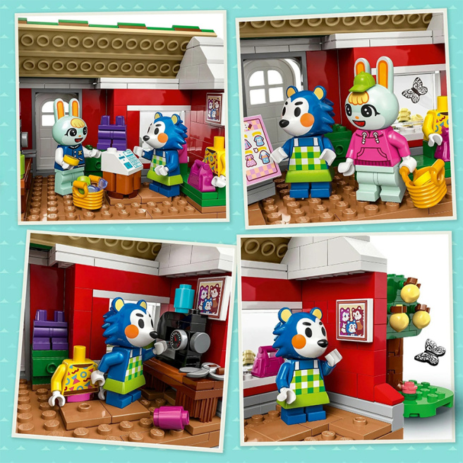 Constructor LEGO Animal Crossing Magazin de îmbrăcăminte Able Sisters