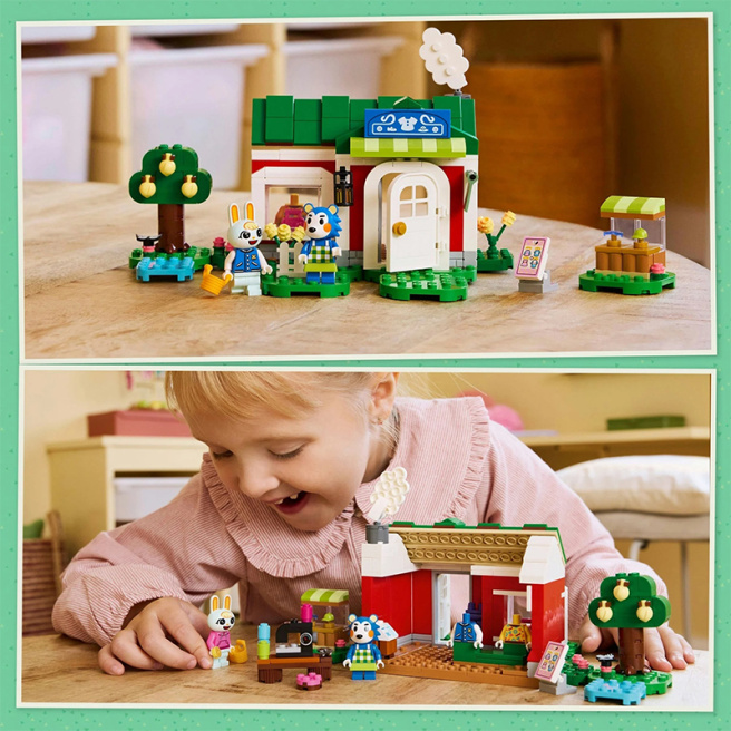 Constructor LEGO Animal Crossing Magazin de îmbrăcăminte Able Sisters
