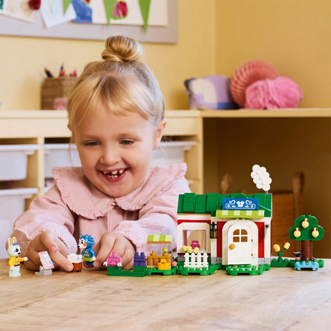 Constructor LEGO Animal Crossing Magazin de îmbrăcăminte Able Sisters