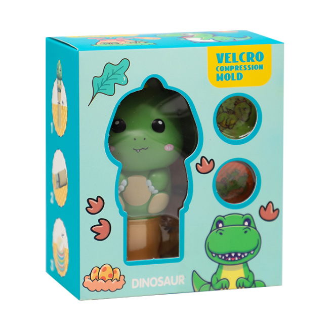 Ștampilă cu stickere, Dinozaur, 100 stickere
