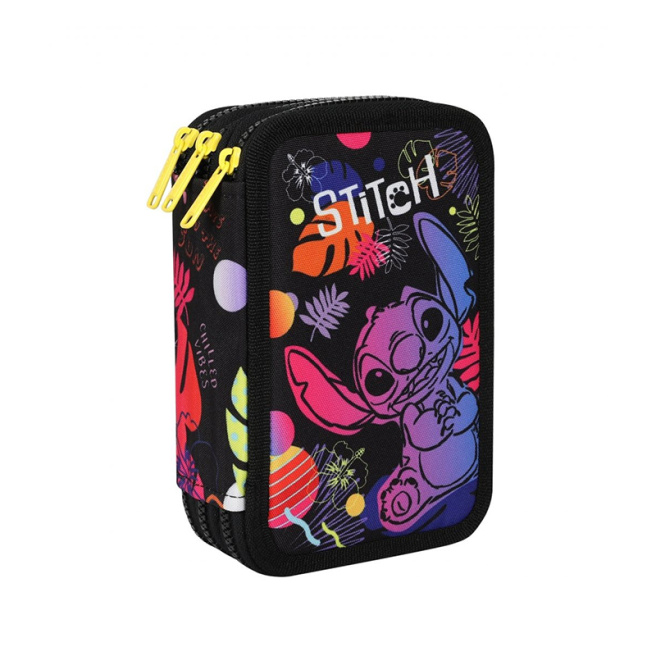 Penar pentru școală Disney Black Stitch, cu 3 secții, completat