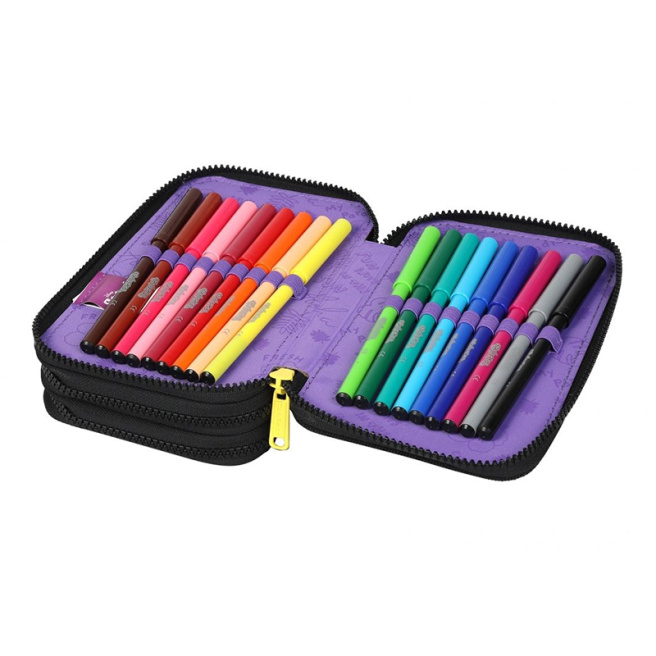 Penar pentru școală Disney Black Stitch, cu 3 secții, completat