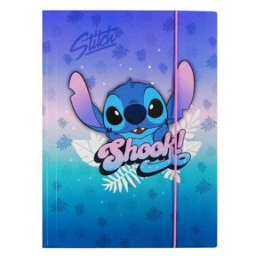 Папка картон А4 на резинках STITCH Shook