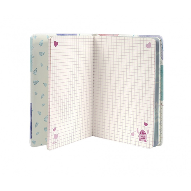 Carnet notițe B6 100 foi squishy, PU STITCH True Love