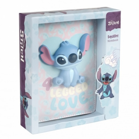 Carnet notițe B6 100 foi squishy, PU STITCH Legged Love