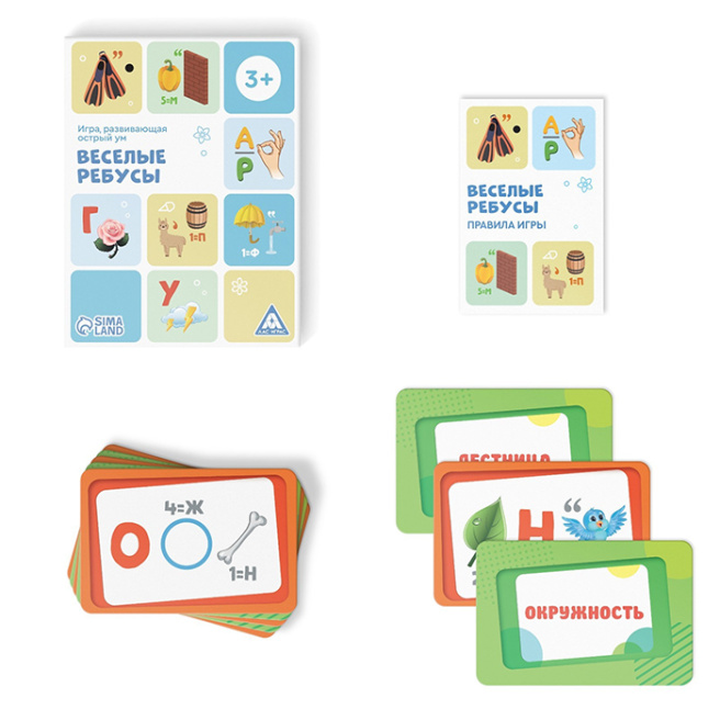 Joc de societate Puzzle-uri distractive, 30 de cărți, 3+