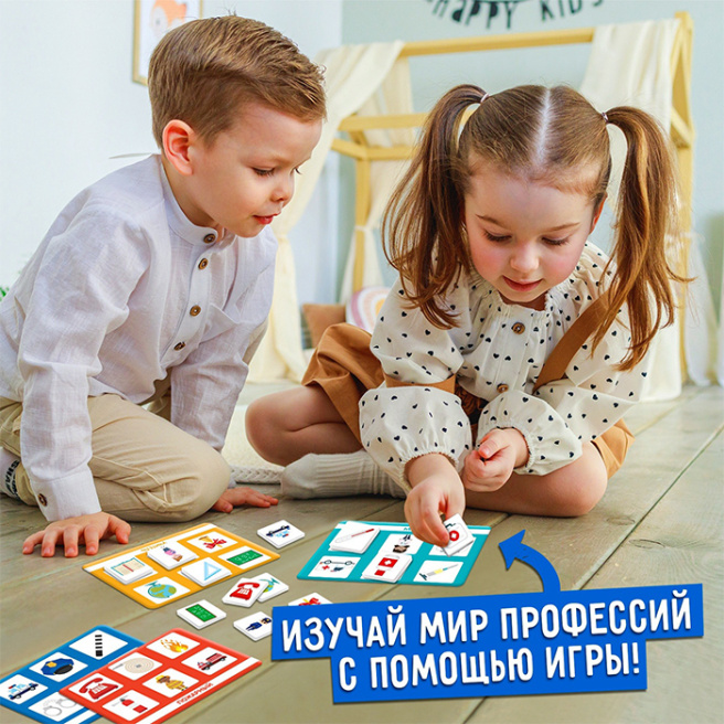 Joc de societate Lotto Professions, 1-4 jucători, 3+