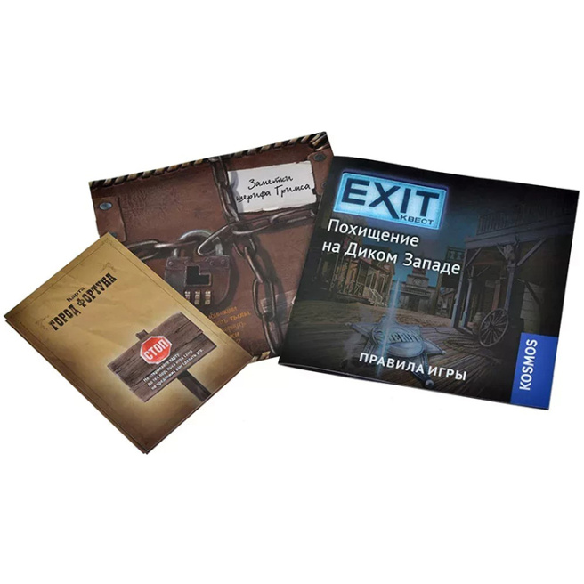 Joc de societate Exit Quest. Răpire în Vestul Sălbatic