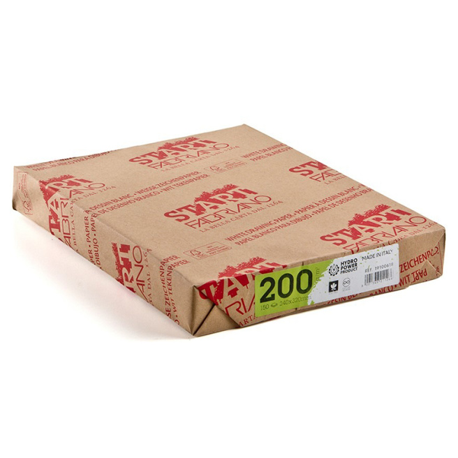 Hârtie pentru desen Fabriano START A4, 200 g, set 150 foi