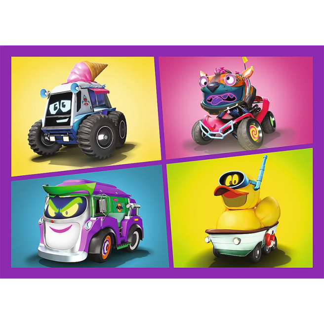 Puzzle  "4in1" - Meet Batwheels / Warner Batwheels
