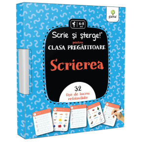 Scrie și șterge! Scrierea pentru preșcolari și clasa pregătitoare. GAMA