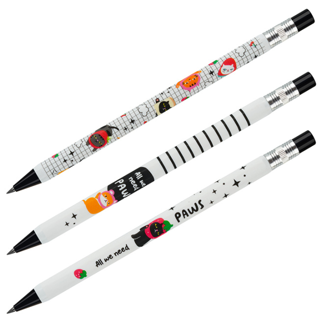 Creion mechanic MESHU "Relax Cat" 2 mm