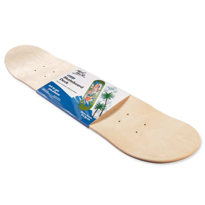 M.M. Placa de skateboard nefinisata Signature, 80 x 20 cm