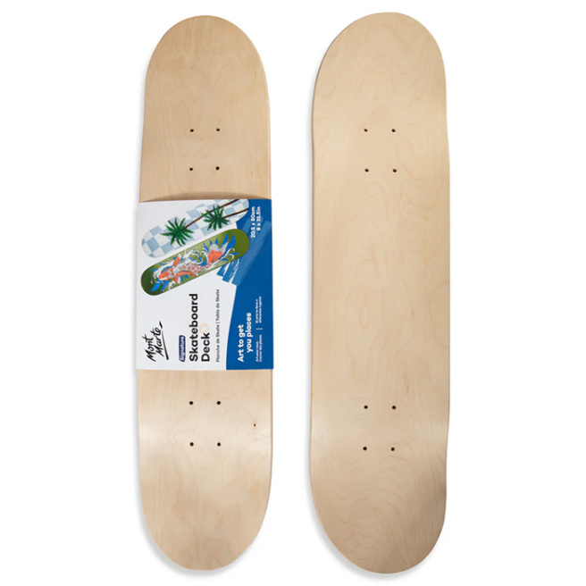 M.M. Placa de skateboard nefinisata Signature, 80 x 20 cm