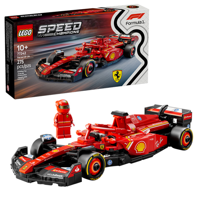 Конструктор LEGO Speed Champions Гоночный автомобиль Ferrari SF-24 F1
