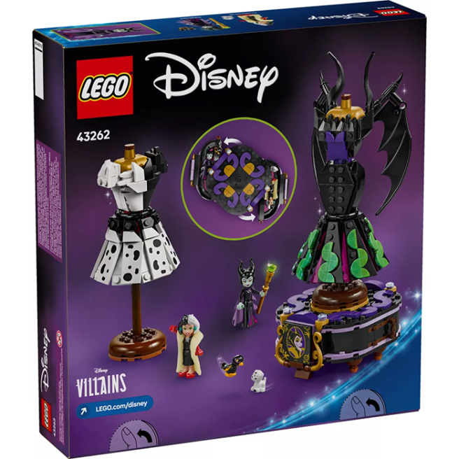 Конструктор LEGO Disney Платья Малефисенты и Круэллы Де Виль