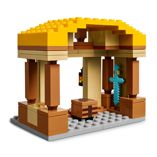 Конструктор LEGO Minecraft Атака на деревню Гаст-Барбол