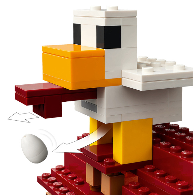 Конструктор LEGO Minecraft Атака на деревню Гаст-Барбол