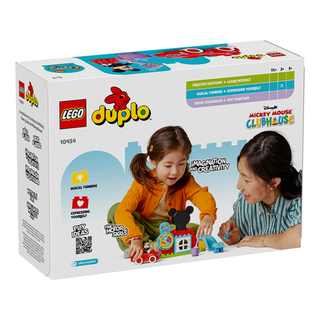 Конструктор LEGO DUPLO Клуб и Машина Микки Мауса