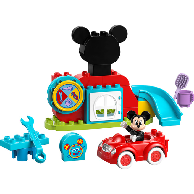 Конструктор LEGO DUPLO Клуб и Машина Микки Мауса