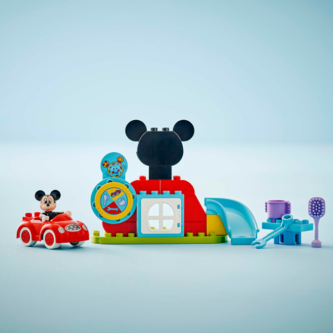 Конструктор LEGO DUPLO Клуб и Машина Микки Мауса