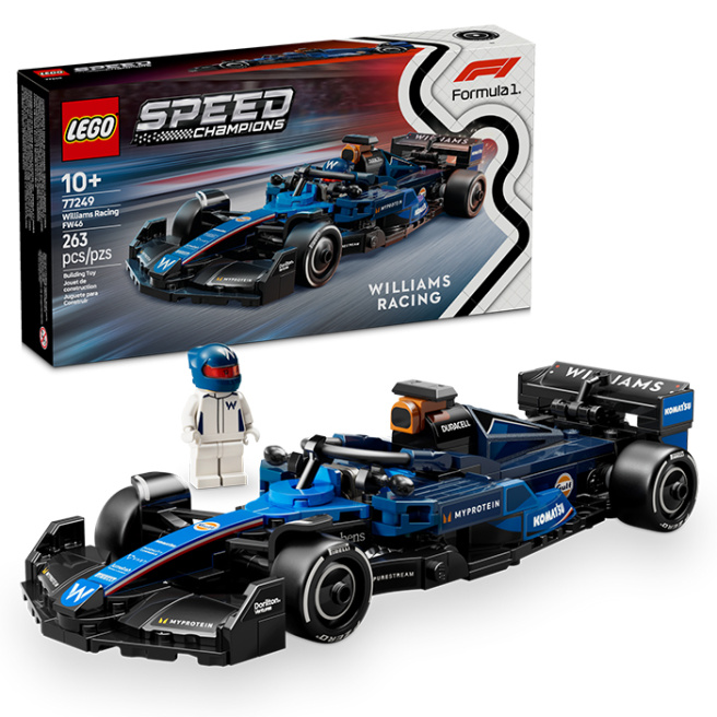 Конструктор LEGO Speed Champions Гоночный автомобиль Williams Racing FW46 F1