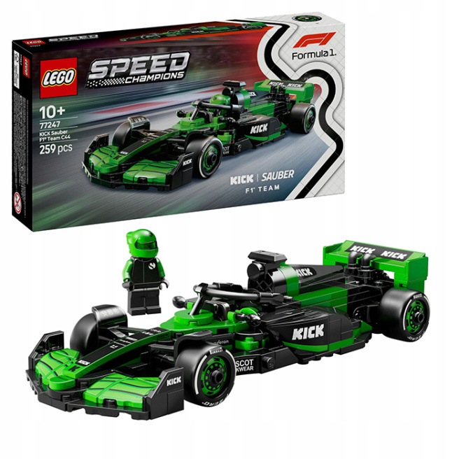 Конструктор LEGO Speed Champions Гоночный автомобиль KICK Sauber F1 Team C44