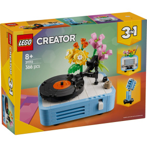 Конструктор LEGO Creator Проигрыватель с пластинками и цветами