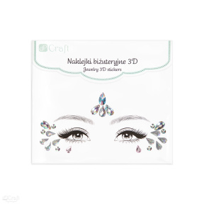 Set de autocolante 3D autoadezive pentru față "Diamante. Zâna magică"