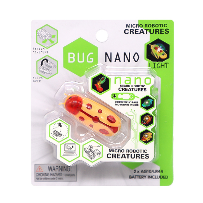 Jucărie Nano robo-gândac Ladybug, galben