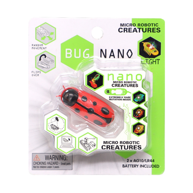 Jucărie Nano robo-gândac Ladybug, roșu/negru