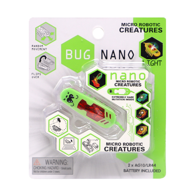 Игрушка Nano робо-жук, зеленый