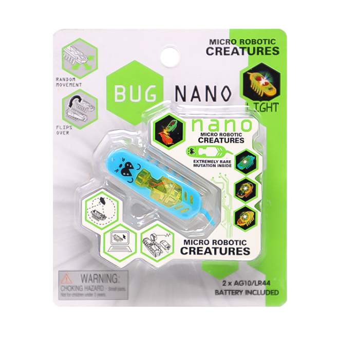 Jucărie Nano robo-gândac, albastru