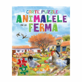 Carte cu 6 puzzle-uri - Animalele de la fermă