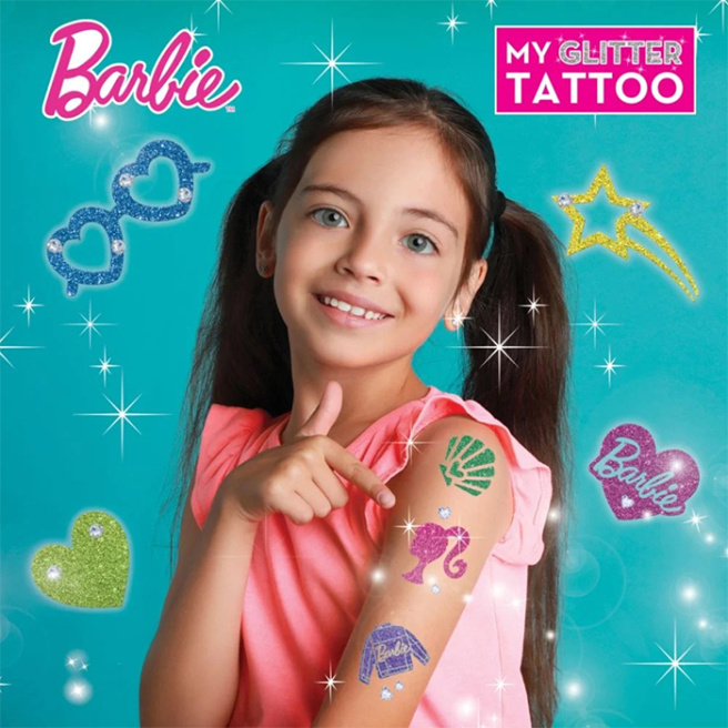 Set de creație My Glitter Tattoo Barbie