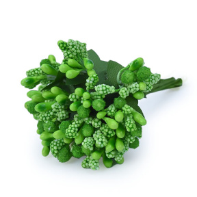 Букет искусственных цветов с тычинками, зеленый травяной