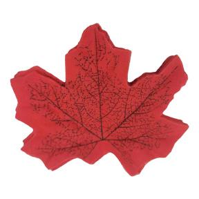 Набор кленовых листьев для декора, 8х8 см, 50 шт, цвет бордовый
