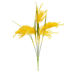 Buchet artificial de spice 49 cm, galben