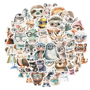 Set stickere 50 buc, Portrete de Animale Mix