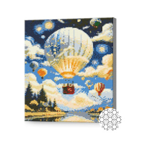 Волшебный воздушный шар, 30x40 см, алмазная мозаика