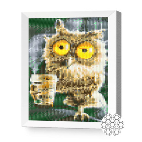 Утренний кофе, 20x30 см, алмазная мозаика