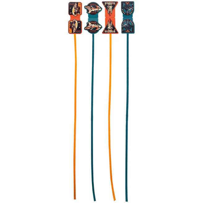 Semne de carte magnetice cu lasso Kite Space, 4 buc